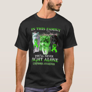 この家族の狼リンパ腫はアルと戦うことはない Tシャツ