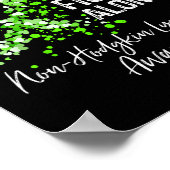 この家族は単独で非ホジキンリンパ腫と戦う ポスター (角)