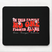 この家族は誰も脳動脈瘤と戦わない マウスパッド (正面)