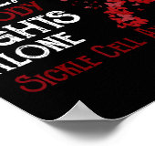 この家系では一人の鎌状赤血球と戦う者はいない ポスター (角)