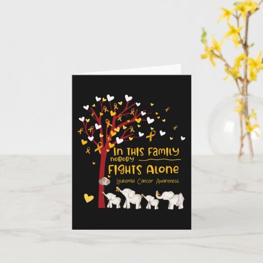 この家系では白血病だけでロイケムと戦う者はいない カード (黄色い花)