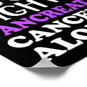 この家系の膵がん認識度（紫） ポスター (角)