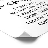 この家離れの前に感動的 ポスター (角)