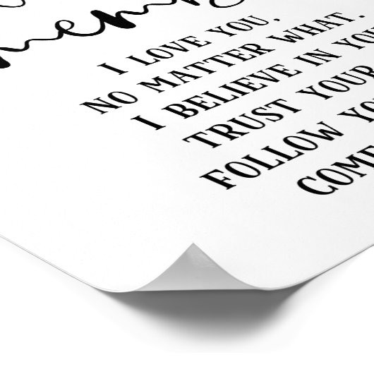 この家離れの前に感動的 ポスター (角)