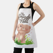 この寄り合いは実在可愛い熊の抱き合いだ エプロン (インサイチュ)