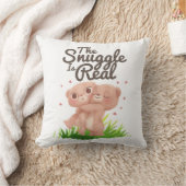 この寄り合いは実在可愛い熊の抱き合いだ クッション (ブランケット)