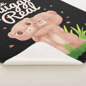 この寄り合いは実在可愛い熊の抱き合いだ シェルパブランケット (3/4)