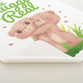 この寄り合いは実在可愛い熊の抱き合いだ シェルパブランケット (3/4)