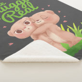 この寄り合いは実在可愛い熊の抱き合いだ シェルパブランケット (3/4)