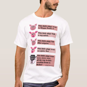 "この小さく豚のような"パロディの人のTシャツ Tシャツ