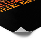 この小さなトランプキンはハロウィーンGrを作ろうとしている ポスター (角)