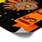 この小さなトルコは2日B日秋秋 ポスター (角)