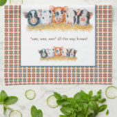 この小さなピギーティータオル、キッチンタオル キッチンタオル (折り畳み)