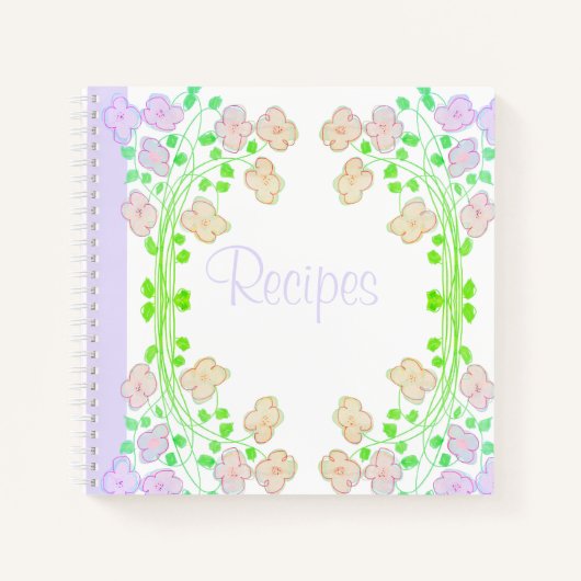 この小さなレシピをカスタマイズ ノートブック (正面)