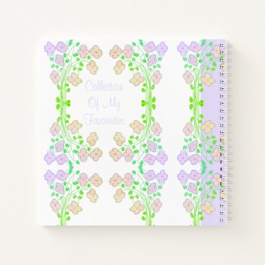 この小さなレシピをカスタマイズ ノートブック (裏面)