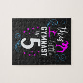 この小さな体操選手は5女の子の誕生日 ジグソーパズル (横)