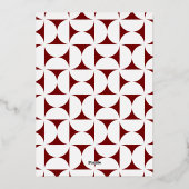 この小さな光が私のガスのユーモアのクリスマス 箔シーズンカード (裏面)