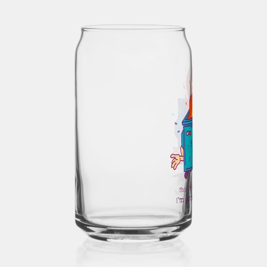 この小さな光:ごみ箱の火の缶ガラス ガラス缶 (右)