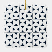 この小さな光 面白いガス クリスマス セラミックオーナメント (裏面)