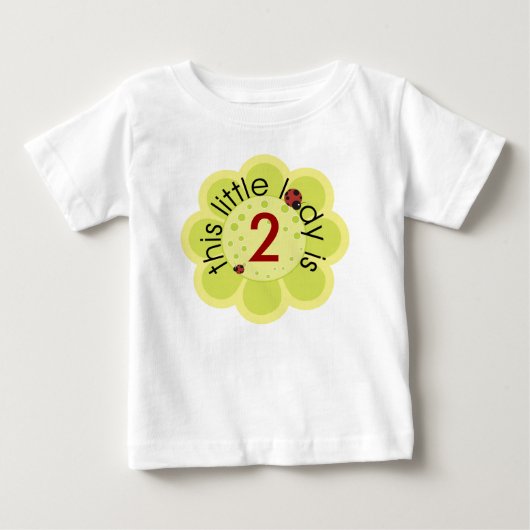 この小さな女性は… ベビーTシャツ (正面)