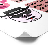 "この小さな子豚"パロディのポスター, 11" x 14" ポスター (角)