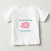 この小さな弁髪のシャツ ベビーTシャツ (正面)