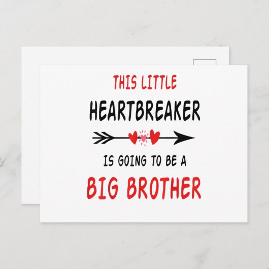 この小さな心砕き人は大きな贈り物になるだろう 案内ポストカード (正面/裏面)