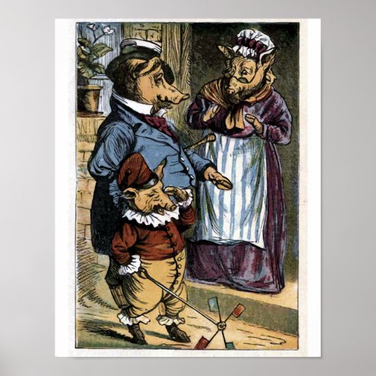 この小さな豚は泣きながら...... ポスター (正面)