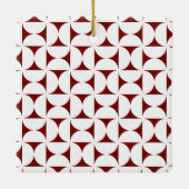 この小さな軽いガスおもしろいのクリスマス セラミックオーナメント (裏面)