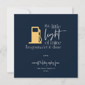 この小さな軽いガスおもしろいのライトクリスマス (正面)