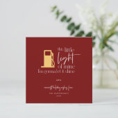 この小さな軽いガスおもしろいのライトクリスマス (スタンド正面)