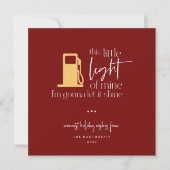 この小さな軽いガスおもしろいのライトクリスマス (正面)