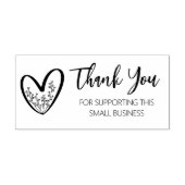 この小規模企業をサポートしてくれてありがとう ラバースタンプ (インプリント)