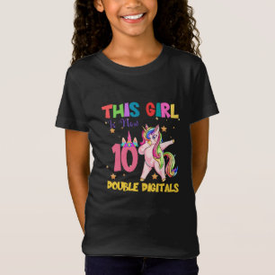 この少女は現在10桁の2桁で10誕生日 Tシャツ