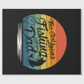 この少女は魚釣りが大好き ラッピングペーパー (フラット)