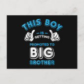 この少年はお兄さんに昇格だ ポストカード (正面)