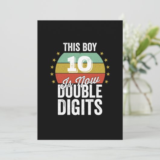 この少年10歳がついに二桁の誕生日を迎えた 招待状 (スタンド正面)