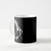 この岩が気に入らない面白いMarcus+The+Wormミーム コーヒーマグカップ (正面左)
