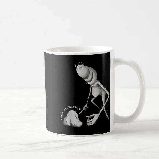 この岩が気に入らない面白いMarcus+The+Wormミーム コーヒーマグカップ (右)