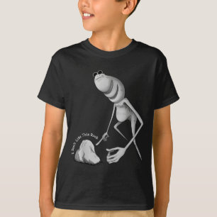 この岩が気に入らない Funny Marcus The Worm メーム Tシャツ