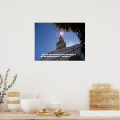 この岩の上に私は私の教会のポスターを構築する ポスター (キッチン)