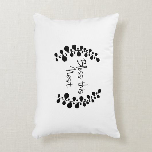 この巣の装飾用クッションを賛美して下さい アクセントクッション (正面(垂直))