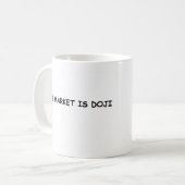 この市場はDojiです コーヒーマグカップ (正面左)