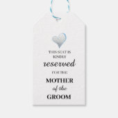 この席は母の代わりになっている ギフトタグ (正面)