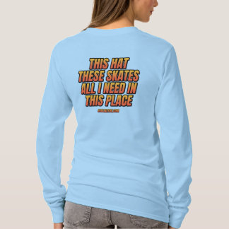 この帽子とスケートシャツが交互 Tシャツ