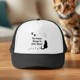 この帽子は猫の飼い主のための特別なギフトです キャップ