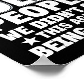 この年にならない年寄りの人と散らかすな ポスター (角)