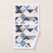 この幾何学的なスタイルで自分自身を包む バスタオルセット (ハンドタオル)