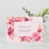 この度は私のウェディングパーティに来てくれますか? 招待状 (スタンド正面)