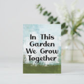 この庭で私たちはグリーティングカードを育てる カード (スタンド正面)